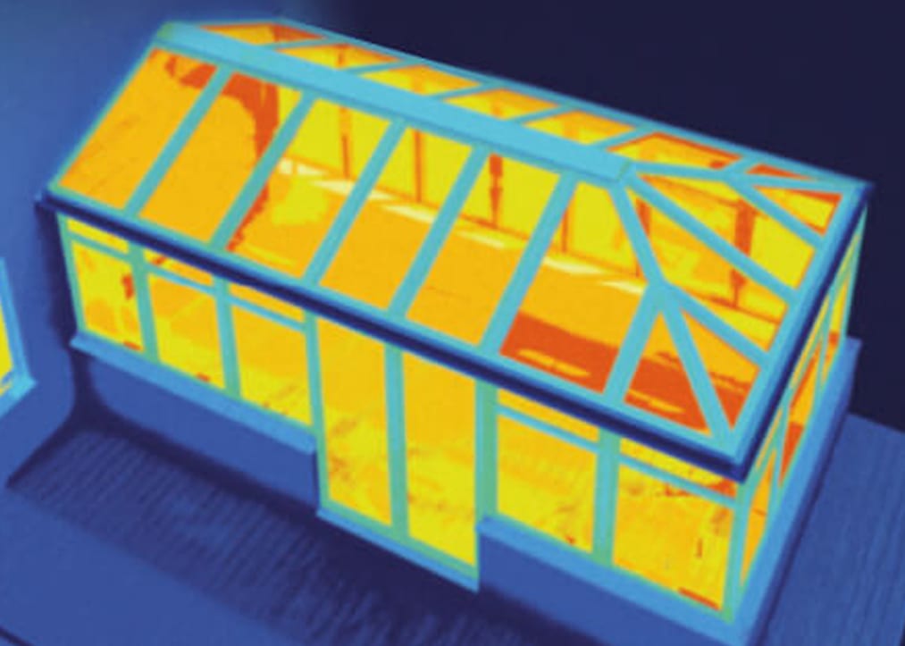 Thermally inefficient conservatory roof